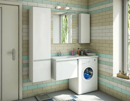 Тумба с раковиной Эстет Dallas Luxe 140 ФР-00002928 75х48х43 подвесная цвет белый - фото 5