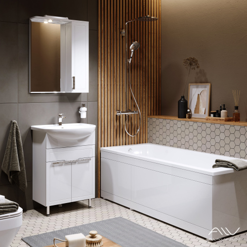 Зеркало-шкаф Alavann Vittoria ALV0272001 61х14х76 подвесной цвет белый - фото 4