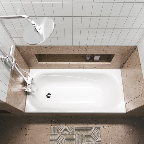 Ванна акриловая Niagara Atrio NG-A15070 150х70 пристенная прямоугольная без каркаса - фото 4