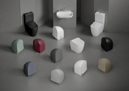 Чаша унитаза подвесная Creavit Free FE322-11CB00E-0000 цвет белый без сиденья душевой смыв - фото 5