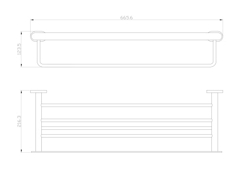 Полотенцедержатель Wonzon & Woghand First WW-8481 - фото 2