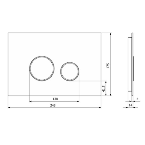 Клавиша смыва механическая Lavinia Boho RelFix 38050904 цвет белый мрамор - фото 5