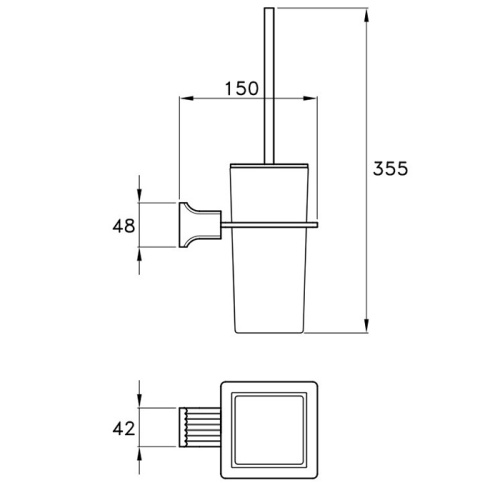 Ершик Stella Casanova CS 10017 CR00 - фото 2