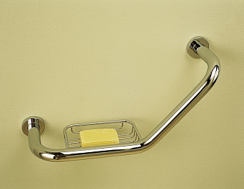 Поручень + решетка в ванную комнату Sanibano H206/CR