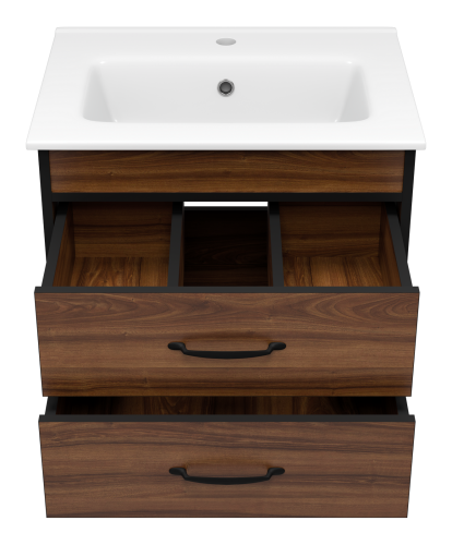 Тумба под раковину Misty Кедр П-Кед09060-011По 59х44х48 подвесная - фото 3