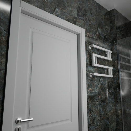 Полотенцесушитель Altasan МонакоПроф МонакоПроф4050БМ подвесной 50х43 электрический белый матовый - фото 3