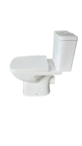 Унитаз напольный с бачком Taliente Elegia Vortex EG25065 белый с сиденьем микролифт безободковый душевой смыв - фото 3