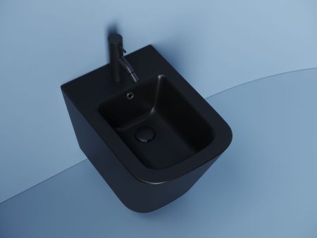 Биде подвесное Ceramica Nova UNION CN4010MB цвет черный
