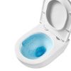 Унитаз подвесной LeMark Glazer 9614003 белый с сиденьем микролифт безободковый смыв торнадо