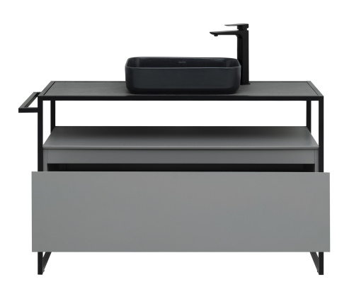 Тумба под раковину Allen Brau Priority 1.31004.PGM 120х45х75 напольная цвет серый - фото 3