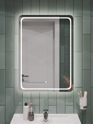 Зеркало в ванную Orange Nature ON-50ZE 50х70 цвет белый - фото 5