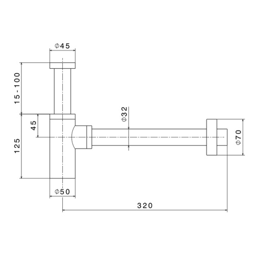 Сифон для раковины Newform X-Steel 316 218.21.018 - фото 2