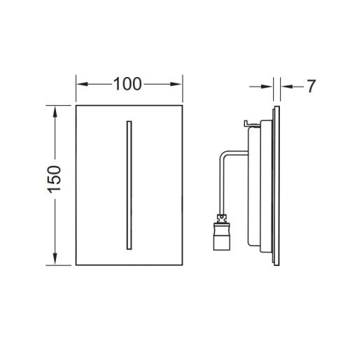 Лицевая панель Tece TECEfilo 9242065 - фото 2