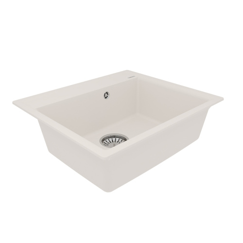 Кухонная мойка LeMark Hanka 570 9910016 57х50 цвет белый поверхность матовая - фото 2