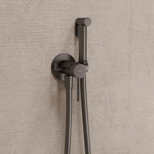 Гигиенический душ со смесителем IDDIS Axes 005GMR0i08 графит - фото 2