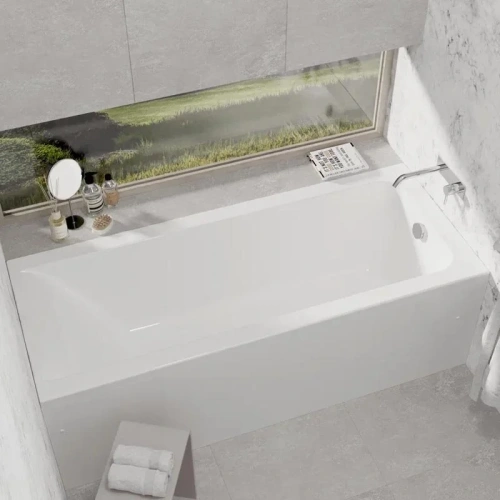 Ванна акриловая Alba Spa MARRY ВПР0400000100 180х70 пристенная прямоугольная без ножек - фото 3