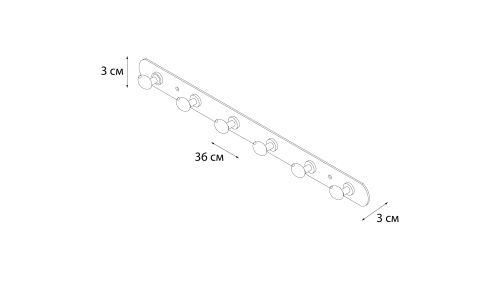 Крючок для ванной Fixsen Equipment FX-1416 - фото 3