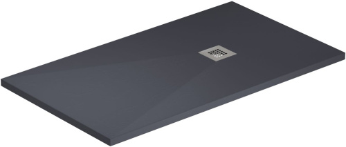Душевой поддон Allen Brau Priority 8.31008-AM 140х80 искусственный камень черный без каркаса - фото 2