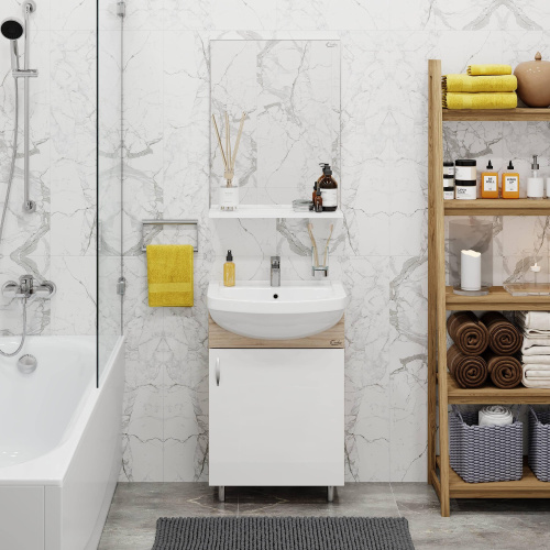 Тумба под раковину Onika Эко 105207 48х28х68 напольная - фото 4