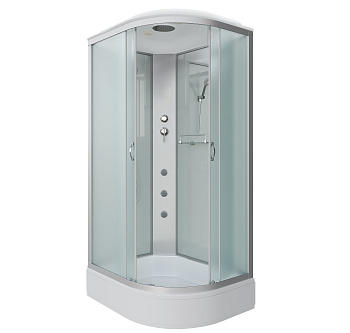 Душевая кабина Niagara Classic 339844LG 90х80 асимметричная с крышей ориентация левая