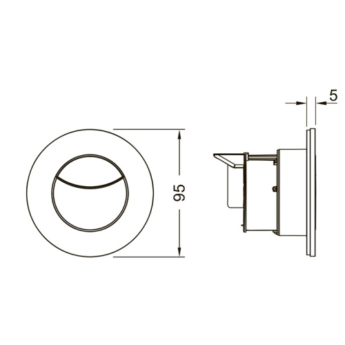 Панель смыва пневматическая Tece TECEflushpoint 9240981 цвет белый - фото 2