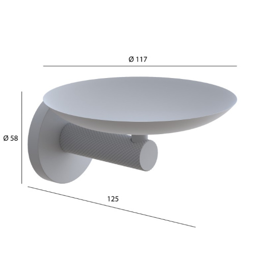 Мыльница Boheme Uno 10973-CB - фото 2