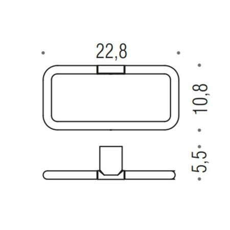 Полотенцедержатель Colombo Mini B4031.HPS1