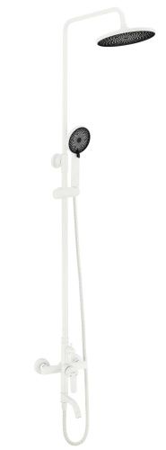 Душевая стойка Fmark FS8245W настенная цвет белый - фото 2