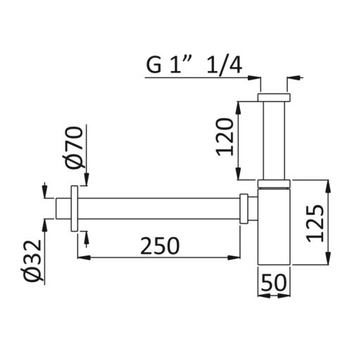 Сифон для раковины Cezares CZR CZR-B-SMQ-BIO - фото 2