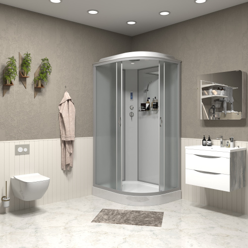 Душевая кабина Niagara Classic 33121423LP 120х80 асимметричная с крышей ориентация левая - фото 3