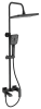Душевая стойка Belz B507 B24507-7 настенная цвет черный