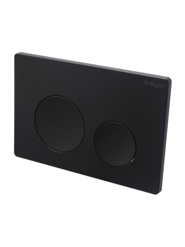 Клавиша смыва механическая BelBagno  BB-03C-NERO.M цвет черный матовый - фото 3