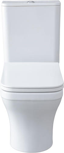 Чаша унитаза напольная Allen Brau Infinity 4.21012.20 цвет белый без бачка с сиденьем микролифт безободковая каскадный смыв - фото 5