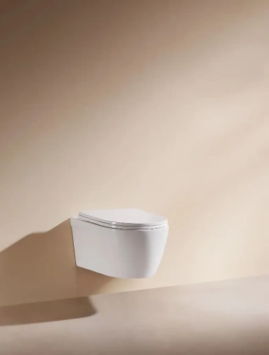 Чаша унитаза подвесная Arrow AHB2105H цвет белый без сиденья безободковая каскадный смыв - фото 2