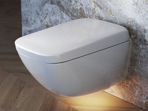 Чаша унитаза подвесная Toto CW928PZY цвет белый без сиденья безободковая смыв торнадо - фото 2