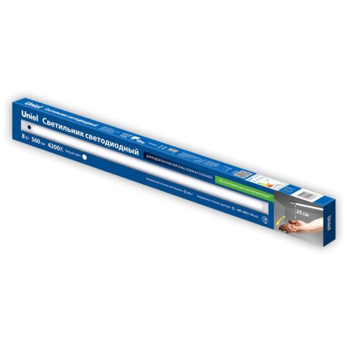 Светильник мебельный Uniel ULI-F49-8W/4200K SENSOR IP40 SILVER - фото 2