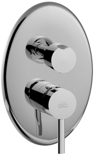 Смеситель для ванны Paffoni Berry BR018CR встраиваемый в стену хром