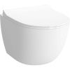 Чаша унитаза подвесная Vitra Sento 7748B003-0075 цвет белый без сиденья безободковая каскадный смыв