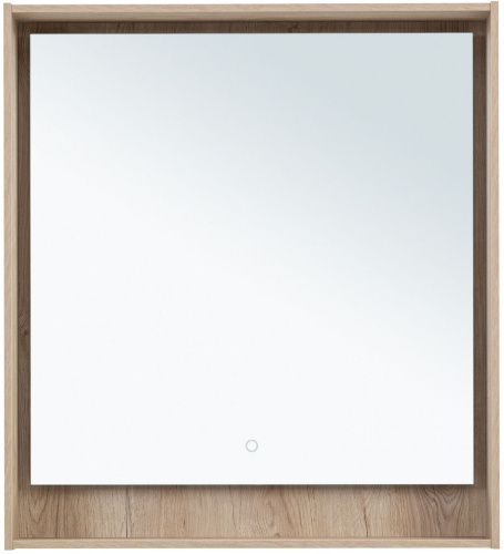 Зеркало в ванную Aquanet Милан 00336405 75х83 цвет светлое дерево - фото 2