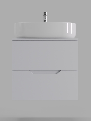 Тумба с раковиной Orange Line Li-60TuwMDF+B08-600W 61х46х71 - фото 3