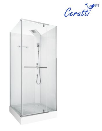 Душевая кабина Cerutti SPA MiMi90T 90х90 квадратная без крыши