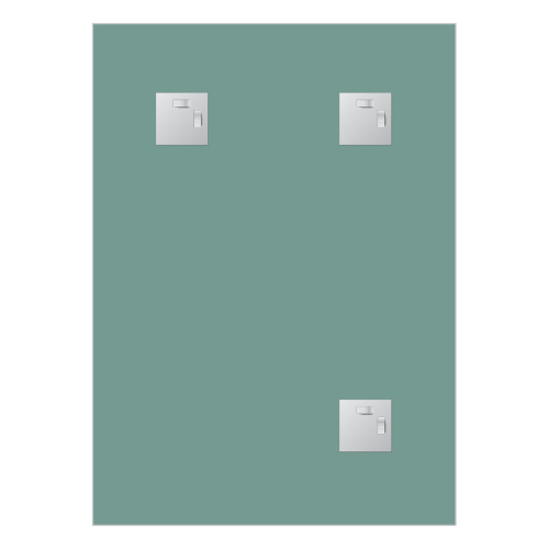 Зеркало в ванную Evoform Florentina BY 5001 50х70 цвет серый - фото 3