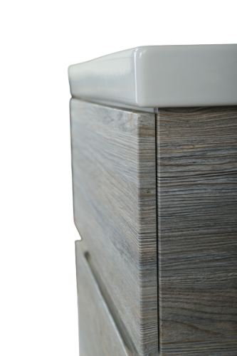 Тумба под раковину Art&Max TECHNO AM-Techno-900-2C-SO-LW635 87х46х50 подвесная цвет сосна - фото 3