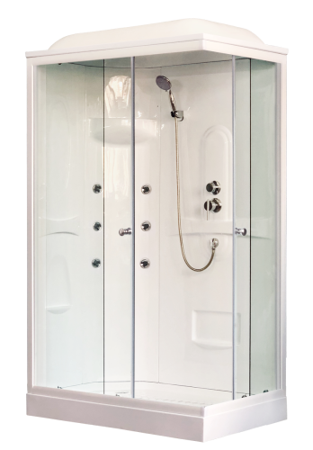 Душевая кабина Royal Bath HP RB8120HP2-T-L 120х80 прямоугольная с крышей ориентация левая