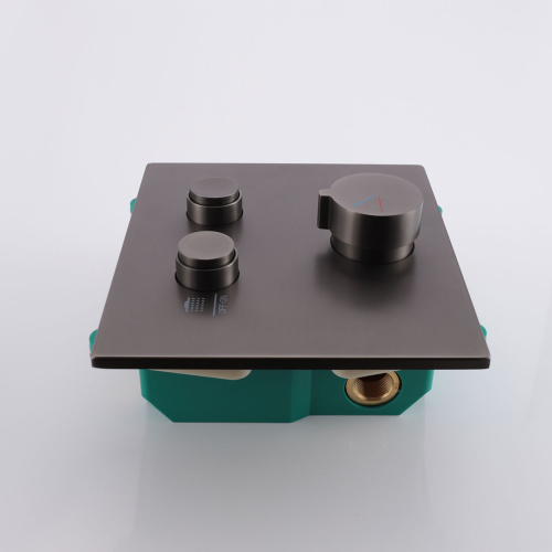 Смеситель для душа Vincea VSCV-421GM встраиваемый в стену вороненая сталь - фото 4