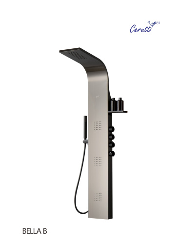 Душевая панель Cerutti SPA CT9254 прямоугольная настенная - фото 2