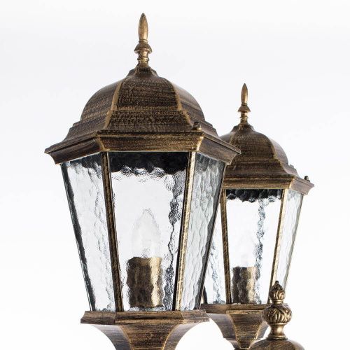Садово-парковый светильник Arte Lamp Genova (Генова) A1207PA-3BN - фото 4