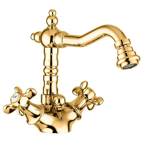 Смеситель Webert Ottocento OT710402010 на биде золото - фото 2