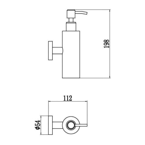 Дозатор для жидкого мыла Savol S-005631C-1 - фото 3