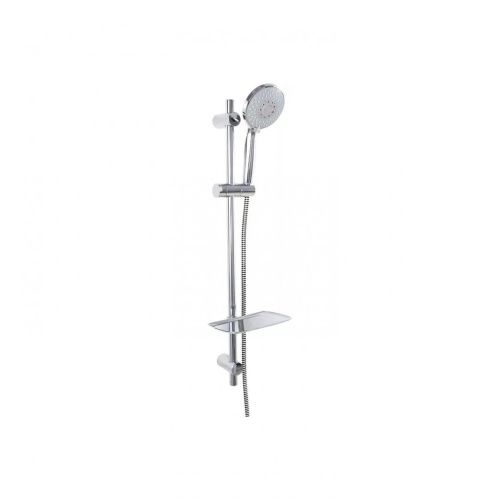 Душевой гарнитур Bravat Waterfall D154CP-2-RUS настенный хром